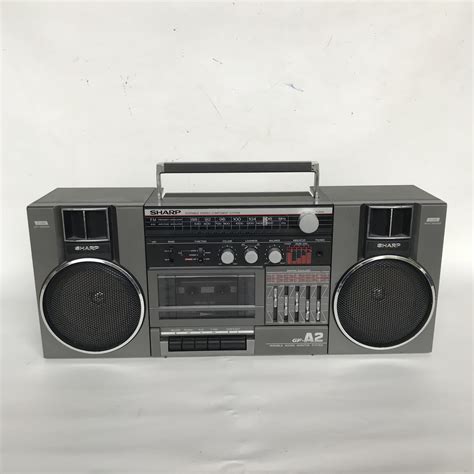 Vintage SHARP 1980’s Style BOOMBOX Radio/Cassette Player – Model: GF-A2 **TESTED/WORKS** Boombox ...