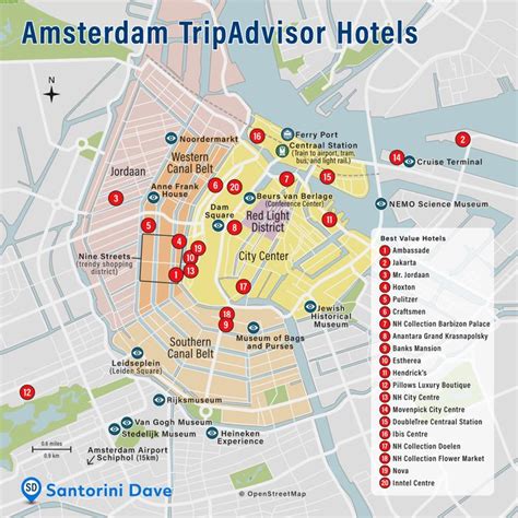 AMSTERDAM HOTEL MAP - Best Areas & Places to Stay