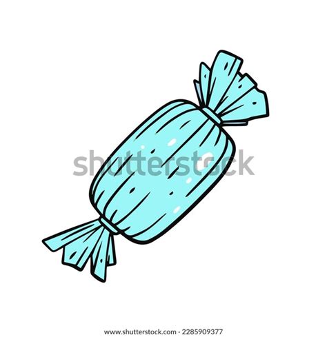 Blue Candy Cartoon Style Vector Art Stock Vector (Royalty Free ...