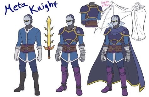 Human/Gijinka Meta-Knight (Art by Kirby-Otaku) : r/Kirby