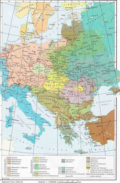 Languages in Central & Eastern Europe, 1910. - Maps on the Web