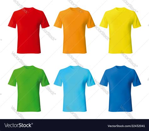 Color T-Shirt Mockup: Sản Phẩm Mẫu Áo Thun Với Sắc Màu Tươi Sáng ...