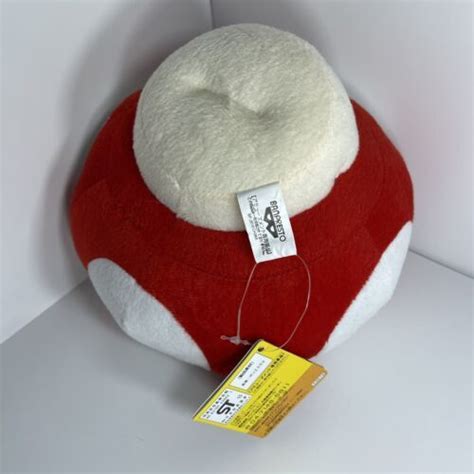 Super Mario Bros Red Mushroom Plush Toad Red And White Stuffed Toy New Nintendo | #4578319587