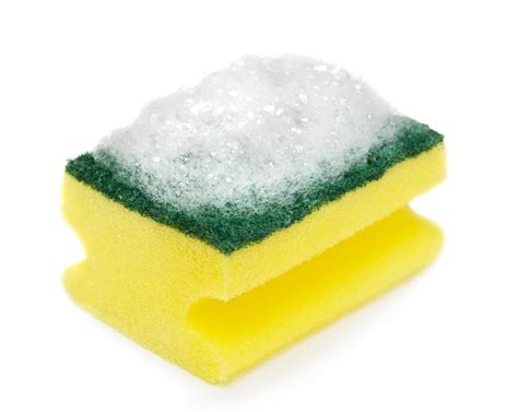 Premium Photo | Sponge with foam