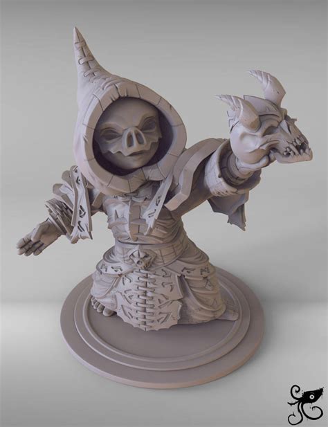 WoW Inspired Gnome Warlock with Skull of Man'ari by JR-Squid-Inc on ...