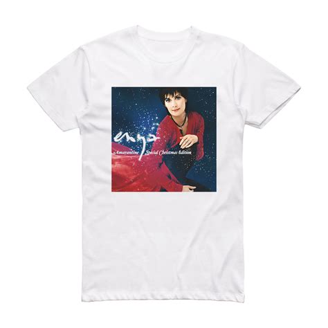 Enya Amarantine 3 Album Cover T-Shirt White – ALBUM COVER T-SHIRTS