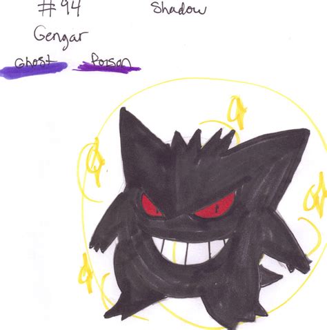 94 Shiny Gengar by SonicKnight007 on DeviantArt