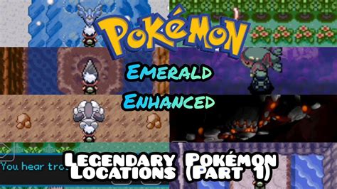 Pokemon Emerald Legendary Pokemon Locations