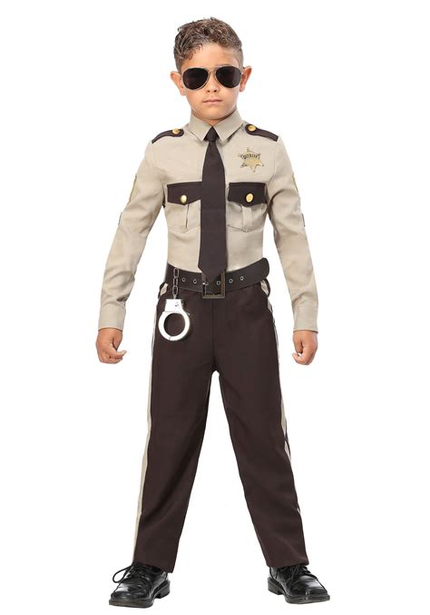 Sheriff Costume for Boys | Kids Police Officer Costume