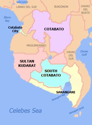 Region 12 : Cities and Provinces in Region XII (Soccsksargen) Philippines - Philippines