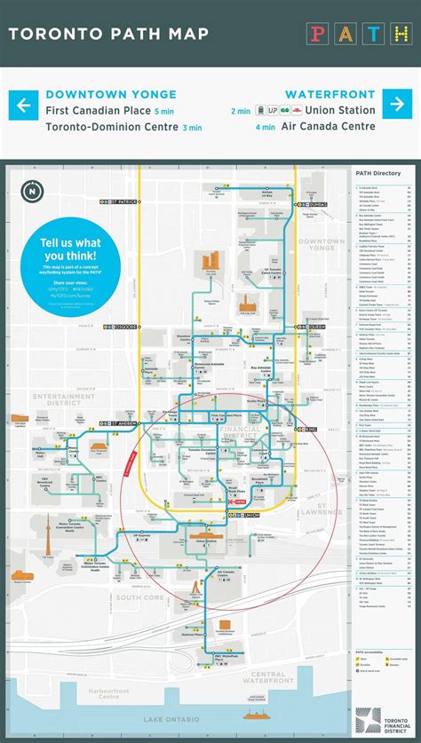 Toronto PATH releases new map | Venture