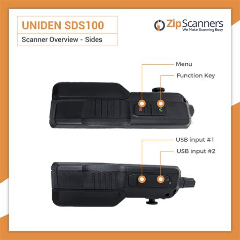 SDS100 Police Scanner | Uniden Digital Handheld Scanner