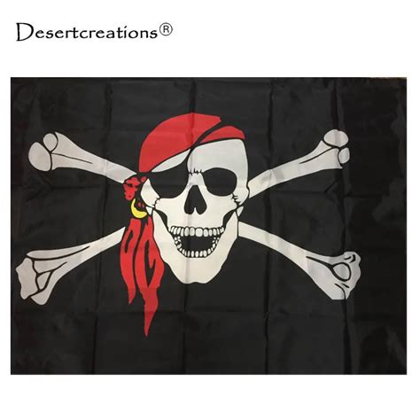 New Large Skull Crossbones Pirate Flag Jolly Roger Hanging With Grommet ...