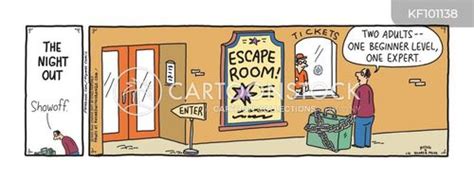 Escape Room Experience Cartoons and Comics - funny pictures from CartoonStock