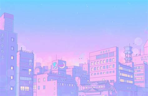 Pink Anime City Wallpapers - Wallpaper Cave