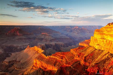 Matteo Colombo Photography | Sunset over Grand Canyon South Rim, USA | Royalty Free Images and ...