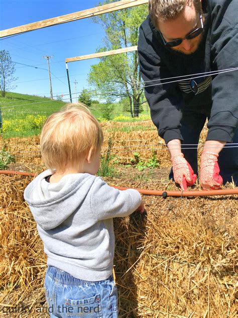 hay bale gardening planting - Quirky and the Nerd