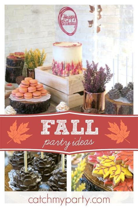 Autumn Theme / Birthday "Autumn Themed birthday party" | Catch My Party ...