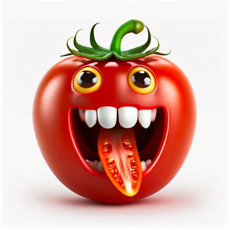 Tomato, Funny Cartoon, Vegetable Free Stock Photo - Public Domain Pictures