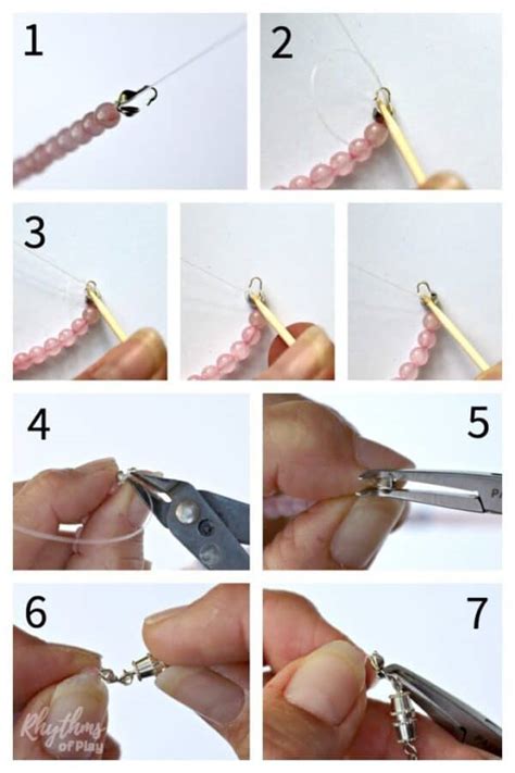 How to Make (Start and Finish) a Beaded Necklace or Bracelet | RoP