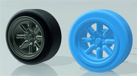 Classic JDM eight spoke watanabe wheel - tofu rider- rim with wheel - Wargaming3D