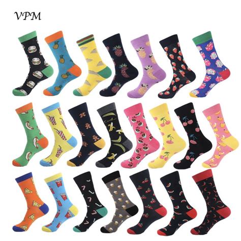 Colorful Cotton Funny Men Socks