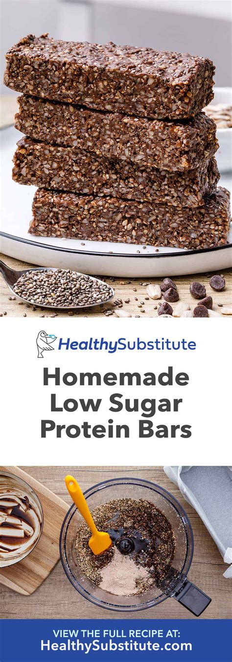 The Healthiest Homemade Protein Bars Ever (Very low sugar!) - Healthy ...