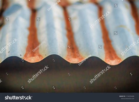 Background Texture Roof Old Zinc Sheet Stock Photo 1134550406 ...