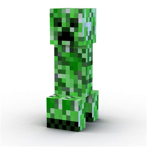 3d minecraft creeper