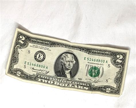 1976 2 Dollar Bill - Etsy