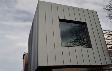 standing seam, zinc | Zinc cladding, Metal cladding, Cladding systems