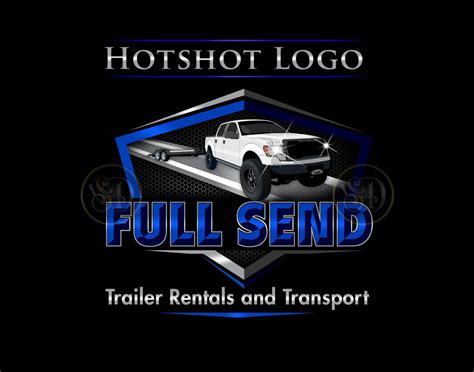 Hotshot Logo, Hot Shot Logo, Logistics Logo, Trucking Branding, Dual Truck Logo, Trailer Logo ...