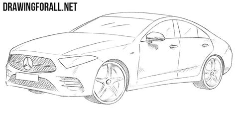 How to Draw a Mercedes-Benz CLS | Dibujos de coches, Dibujos de autos, Carro dibujo