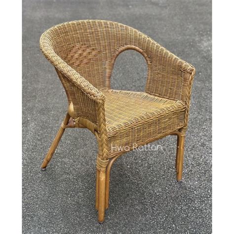 Ikea chair Kerusi rotan anyaman sandar kerusi makan living room / Rattan chair indoor outdoor 藤椅 ...