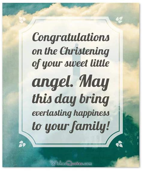 Christening Messages and Baptism Card Wishes