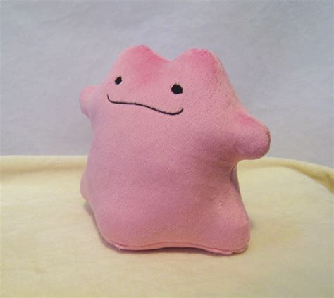 Ditto Handmade Pokemon Plush Made To Order by GearCrafts on Etsy