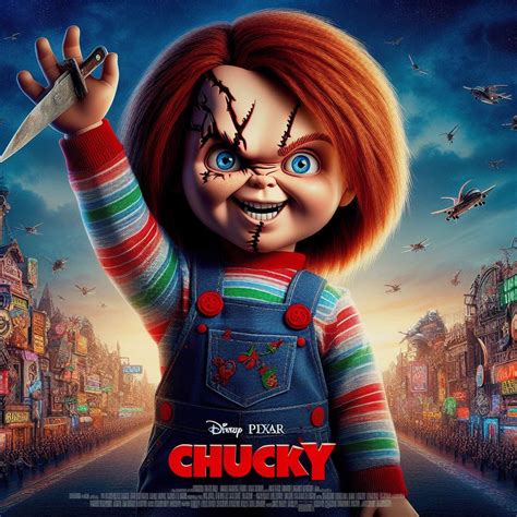 Chucky the Doll Pixar Movie Poster : r/weirddalle