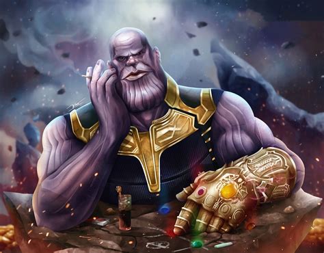 Thanos Infinity Gauntlet Artwork New Wallpaper,HD Superheroes Wallpapers,4k Wallpapers,Images ...