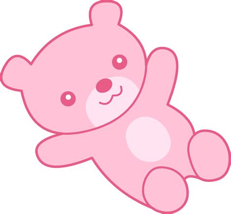 Cute Pink Teddy Bear Clipart - Free Clip Art