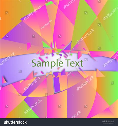 Color Background For Your Text Stock Vector 384099268 : Shutterstock