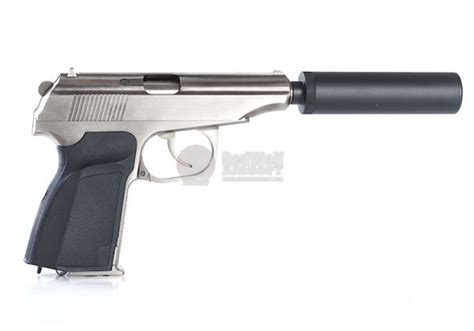 WE Makarov PMM Green Gas Airsoft Pistol - Silver | RedWolf