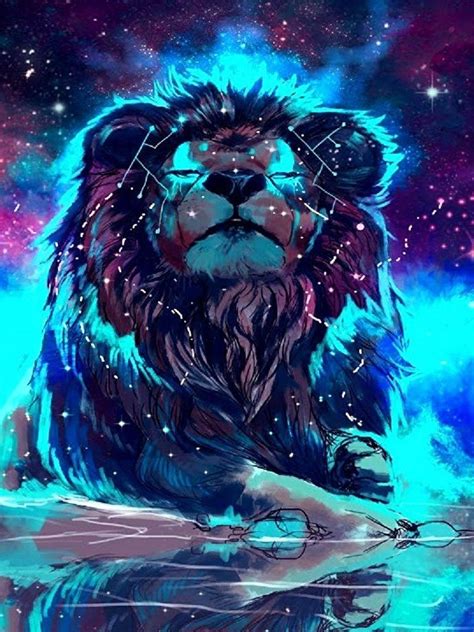 Space Lion Wallpaper