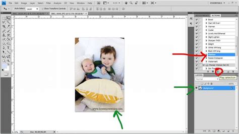 Photoshop Tutorial - Making a Watermark Action - Bower Power