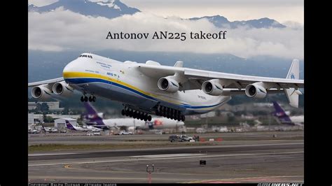 [FSX] ANTONOV AN225 MRIYA TAKEOFF MONTREAL - YouTube