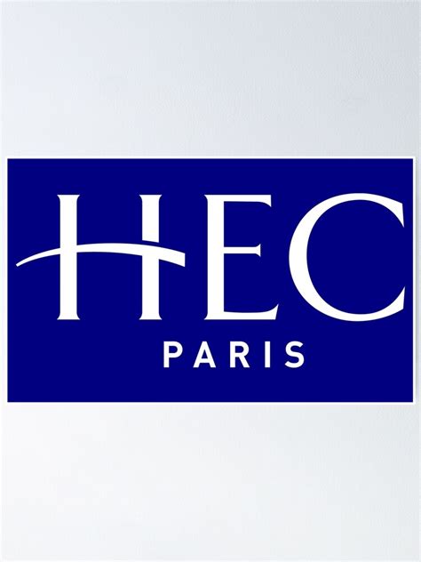 "HEC Paris" Poster for Sale by noeakazama | Redbubble