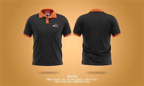 Premium PSD | POLO SHIRT MOCKUP FULL EDITABLE