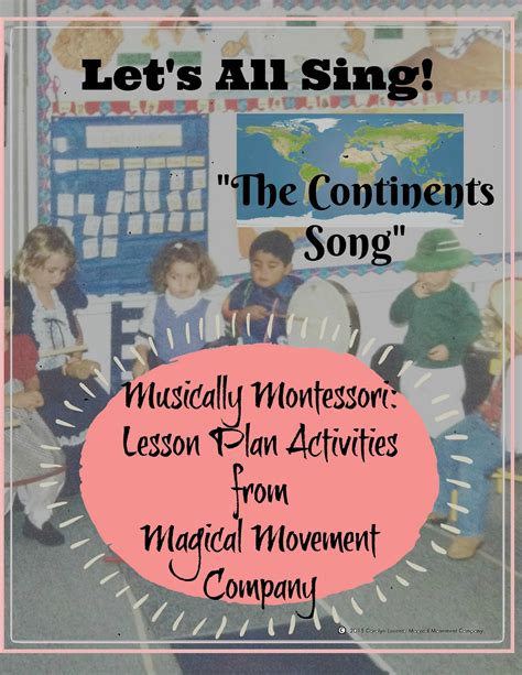 Musically Montessori: Let's All Sing: "The Continents Song" with Ten ...