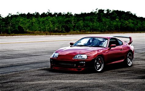 Red coupe, Toyota Supra, car, tuning, JDM HD wallpaper | Wallpaper Flare