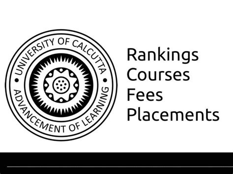 University of Calcutta – Admission, Courses, Fees, Placements & Ranking ...