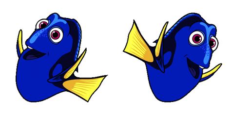 Finding Nemo Dory Animated Cursor - Cartoons Cursors - Sweezy